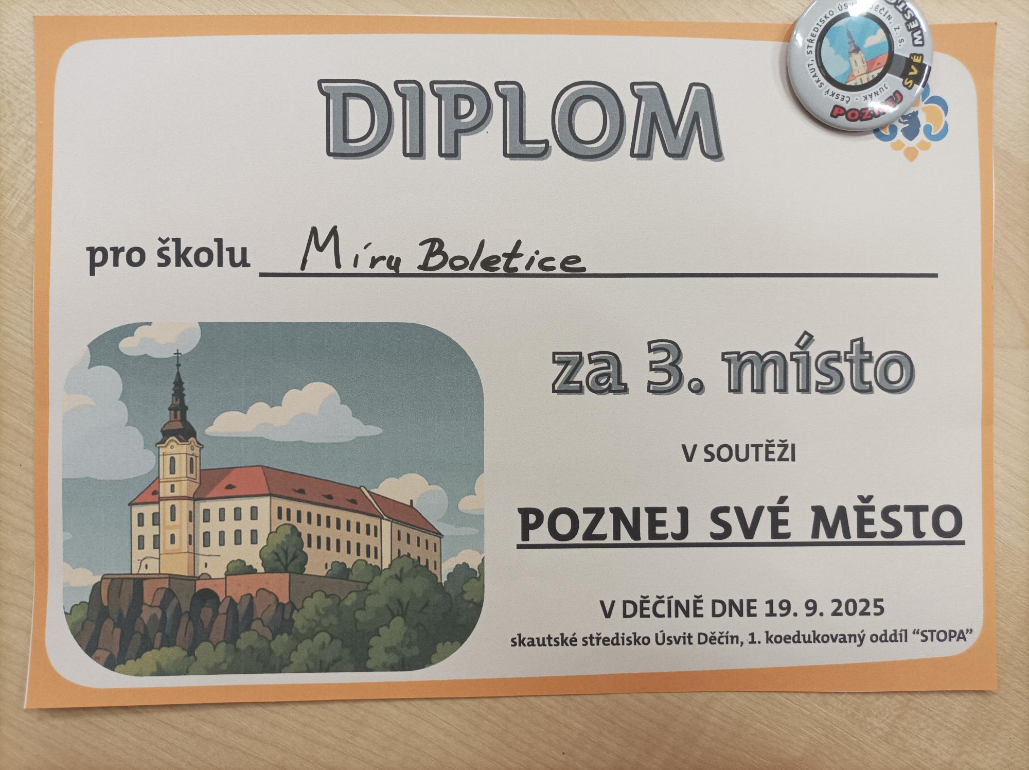 Soutěž Poznej své město