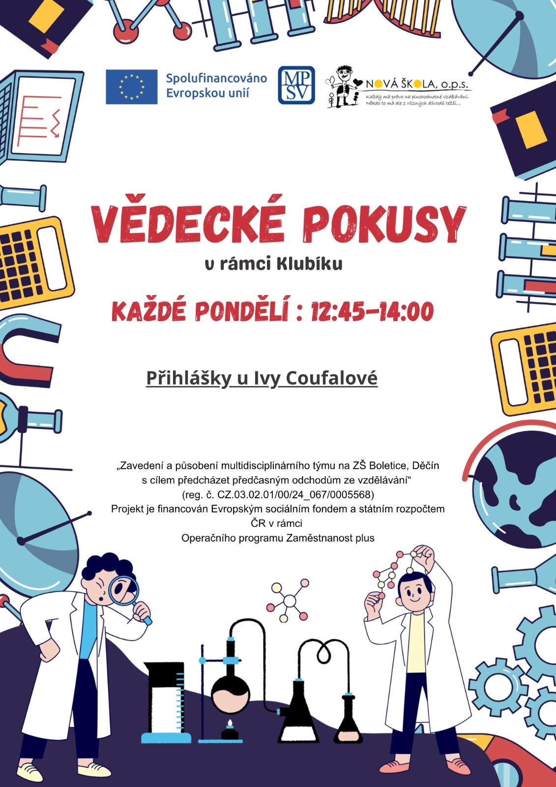 KLubík - Vědecké pokusy